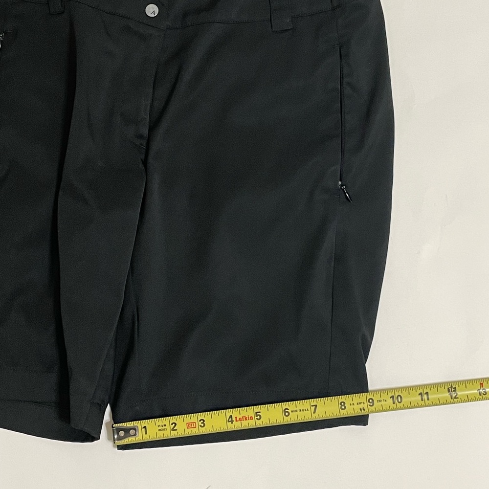 ANTIGUA Desert Dry Womens Black Sun/Outdoors Bermuda Shorts Size 8 - Picture 9 of 12
